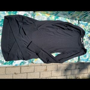 Athleta black sweatshirt small dress